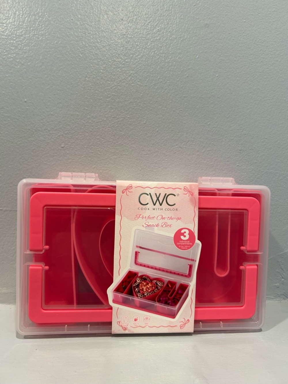 CWC Perfect On-The-Go Snack Box, I❤️U